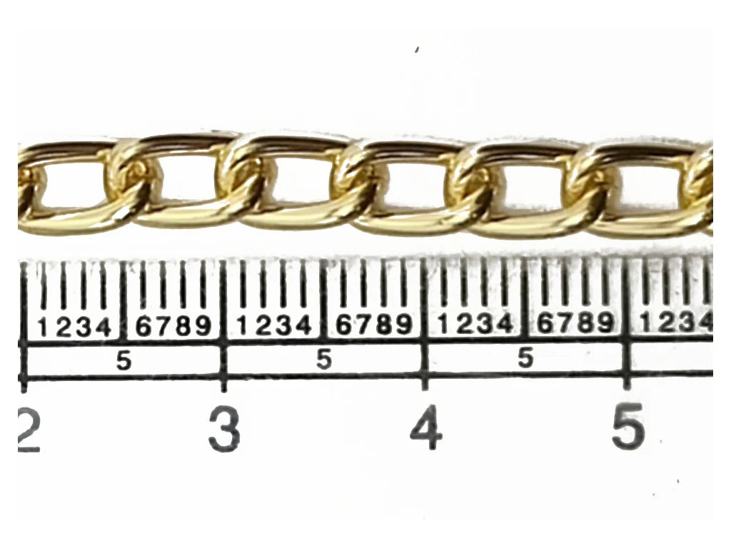 Golden Aluminium Chain size 6 mm