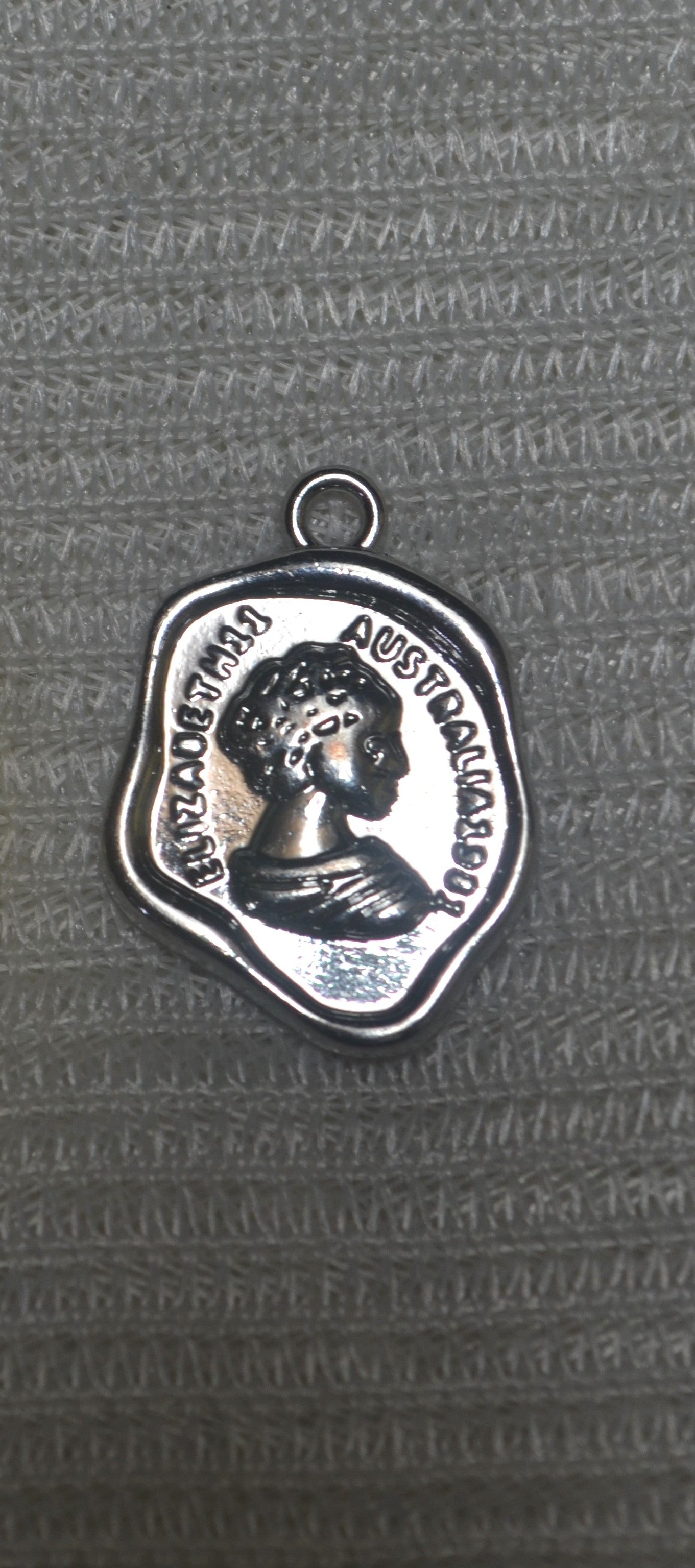 Anti-Tarnish Coin charm - Available in Gold & Silver
