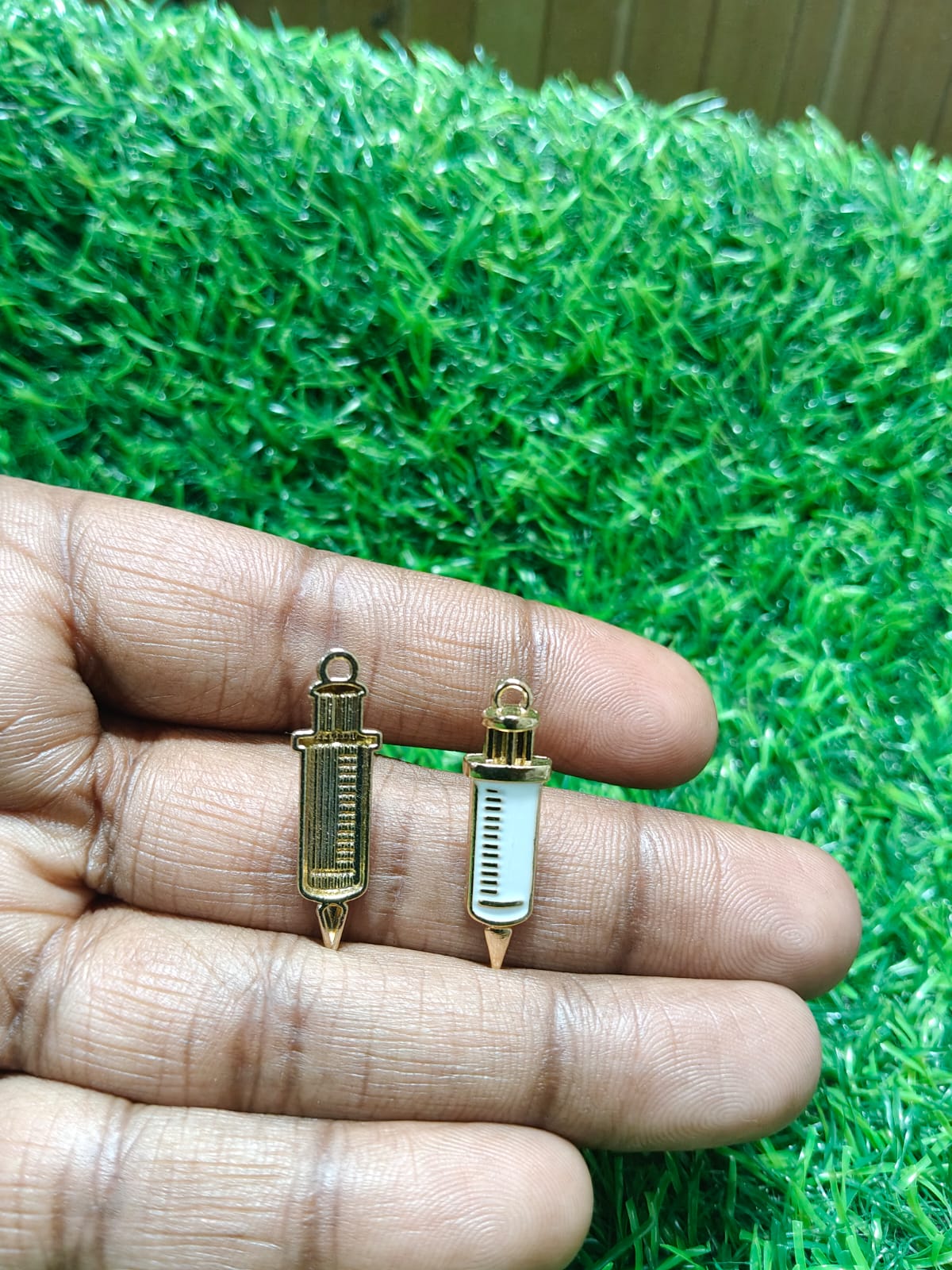 Syringe Charms | Enamel Charms | Medical Charms | Injection Charms