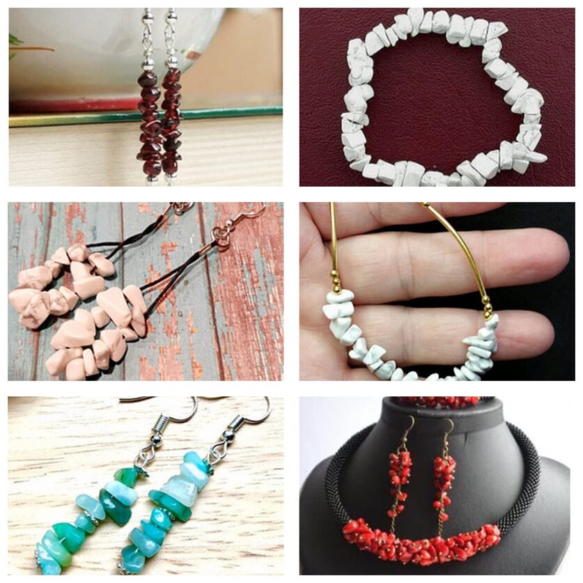 Fancy crystal Carnelian Chips Beads Strand