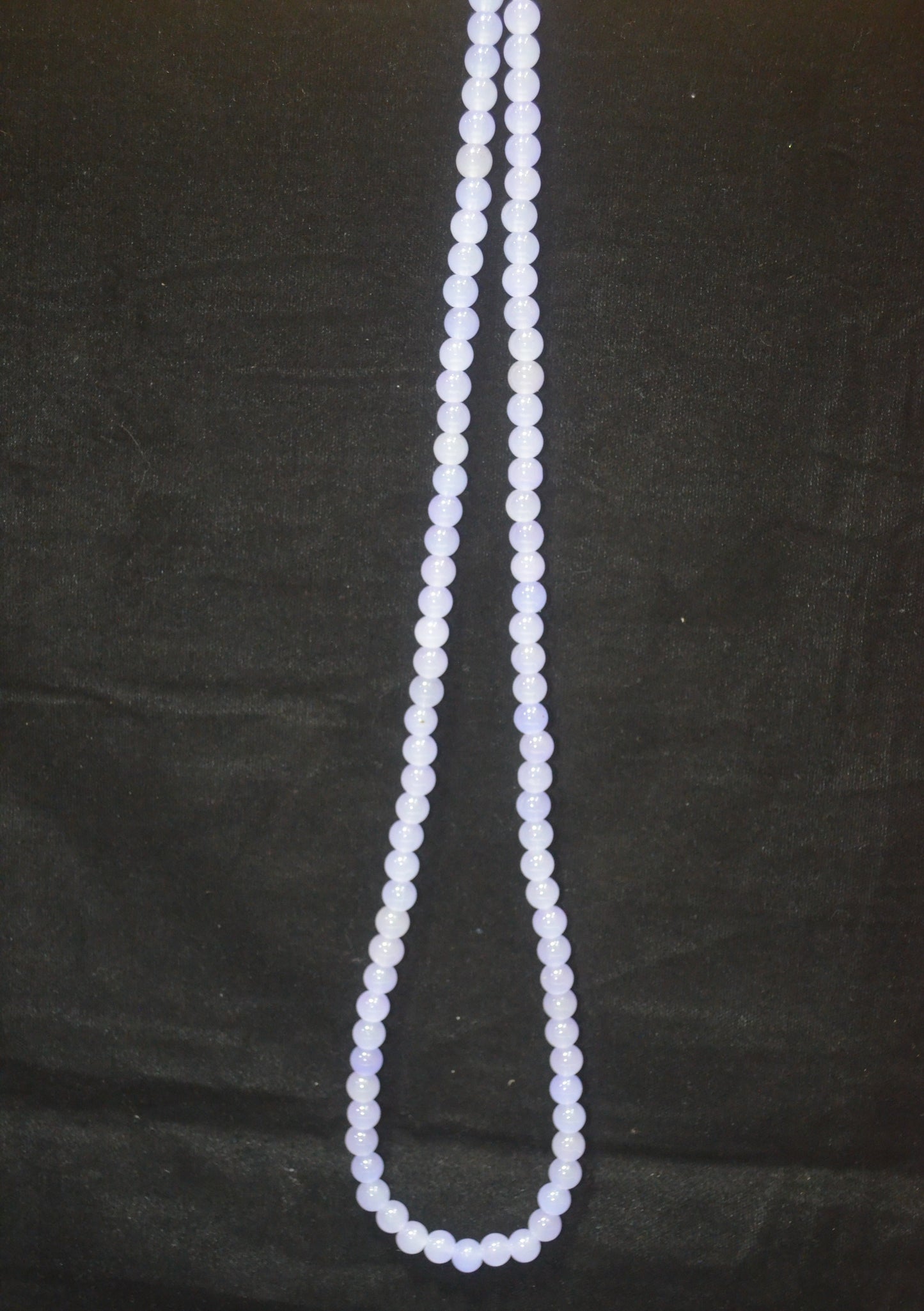 Pastel purple glass beads 8mm - (Pack of 5)