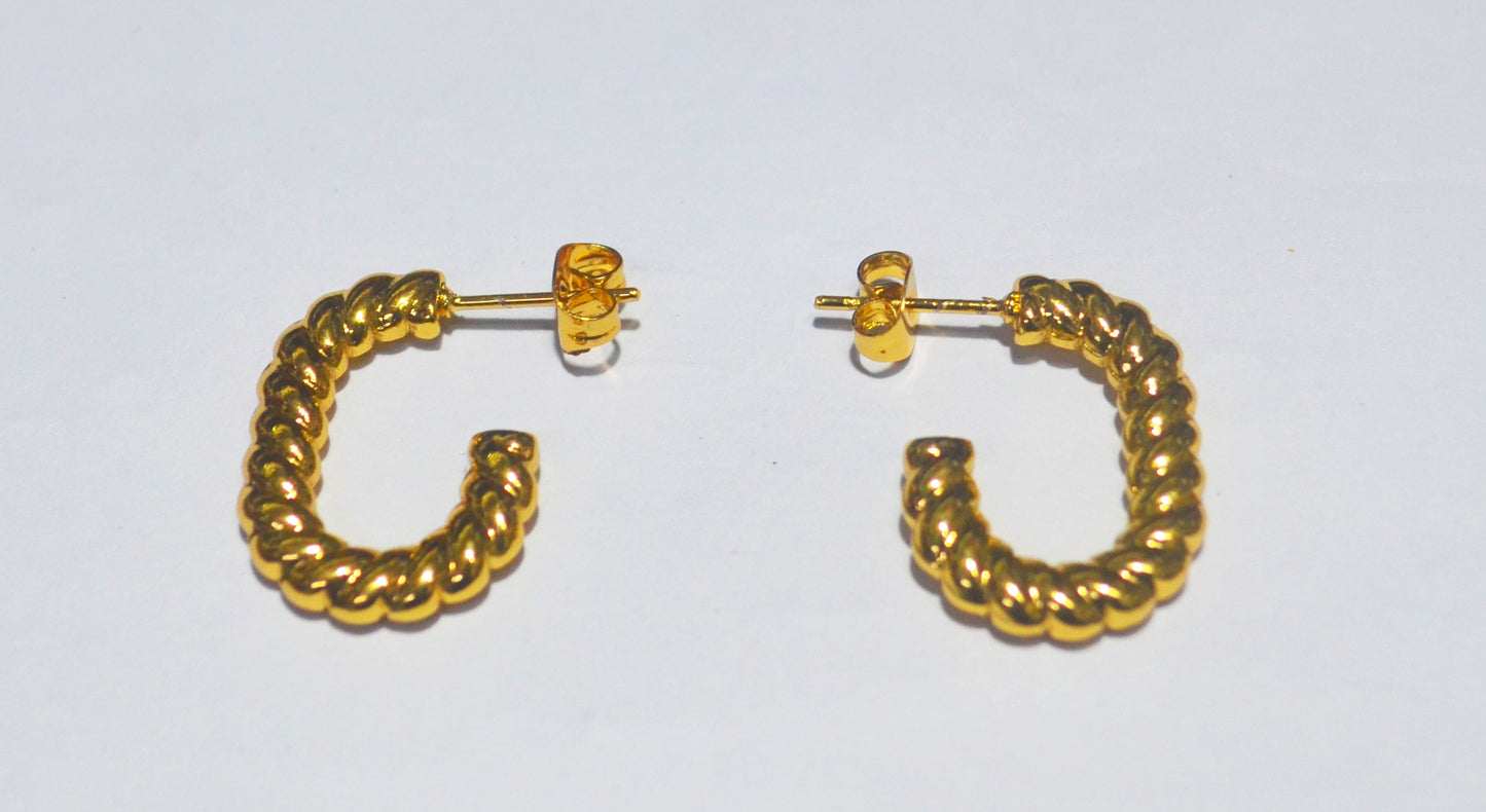 Anti Tarnish Hoop Earrings | Stylish Artificial Jewellery for Women & Girls