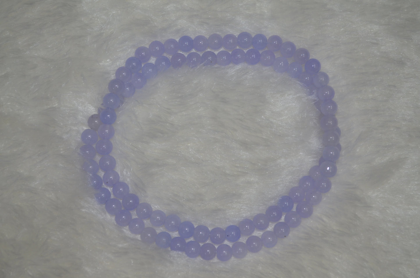 Pastel purple glass beads 8mm - (Pack of 5)