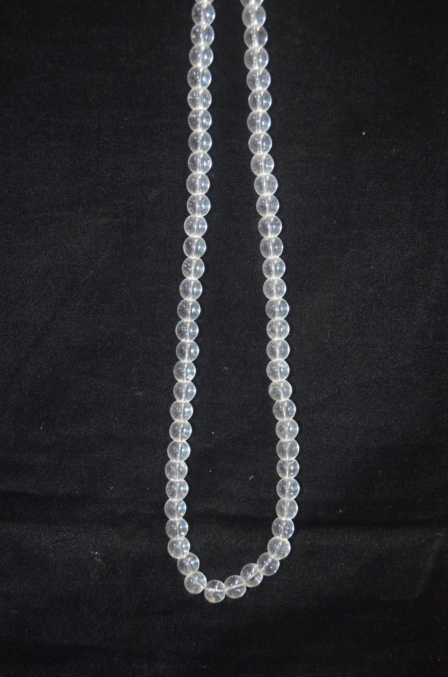 Clear glass beads 8 mm (Pack of 5)