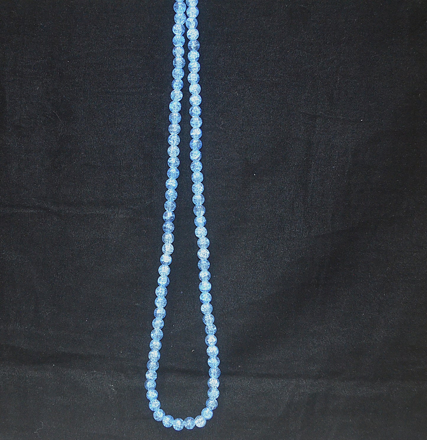 Crackle Glass Beads - 26cm Strings, Pack of 5