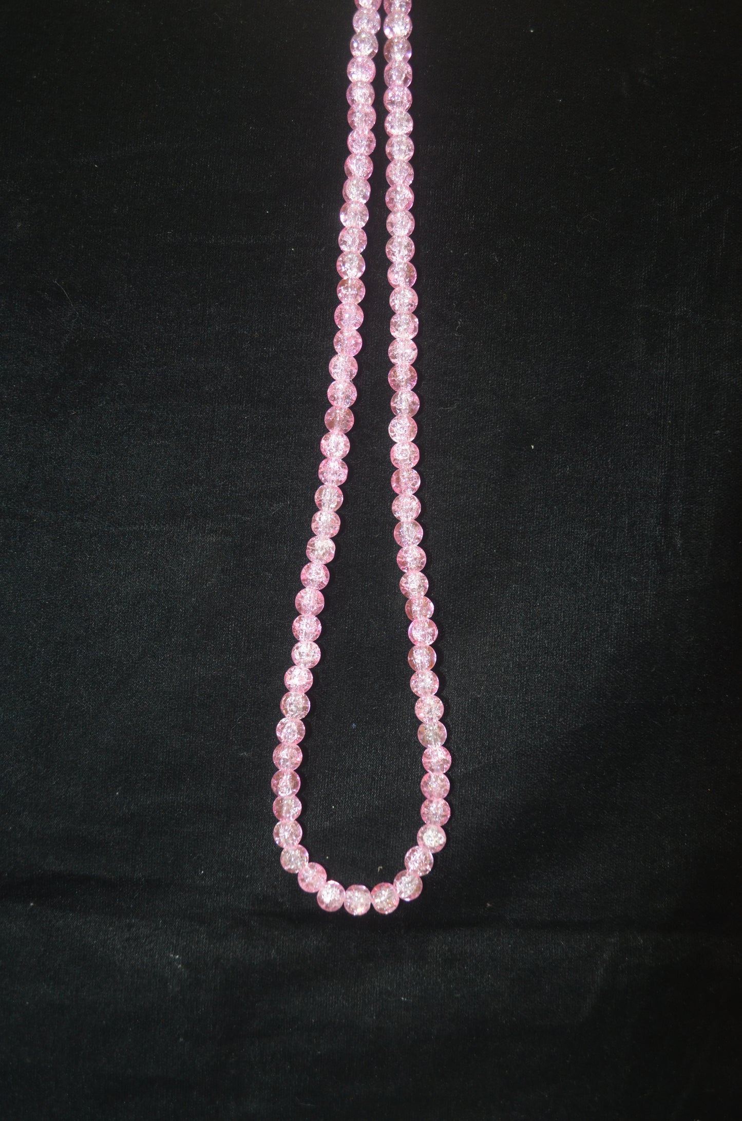 Crackle Glass Beads - 26cm Strings, Pack of 5