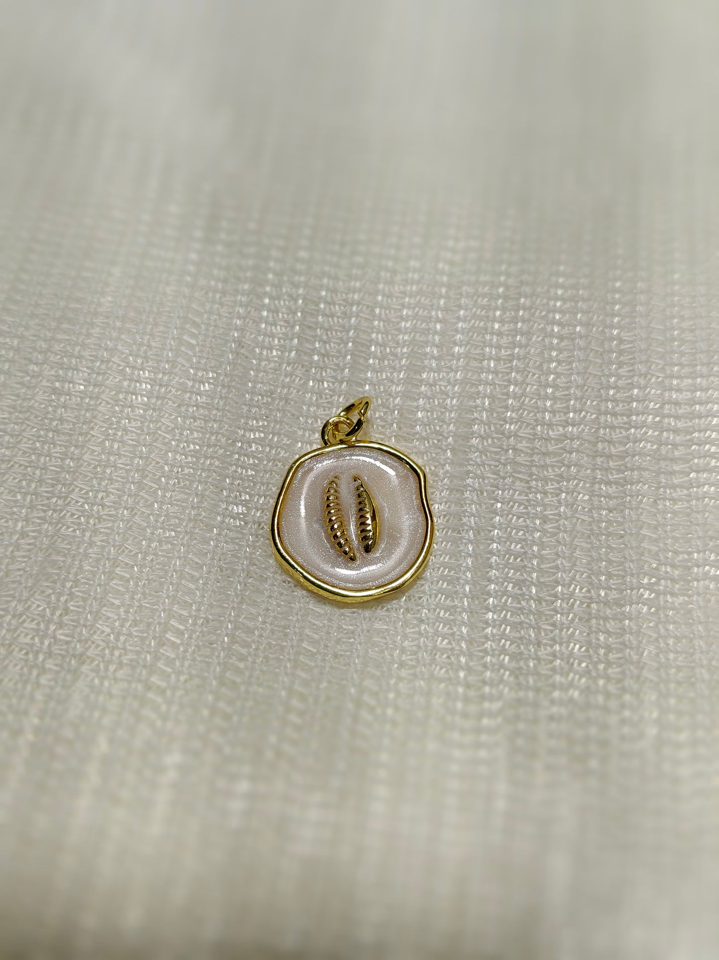 Gold-Edged Fruit Slice Charms | Anti-Tarnish Enamel Jewelry Pendants