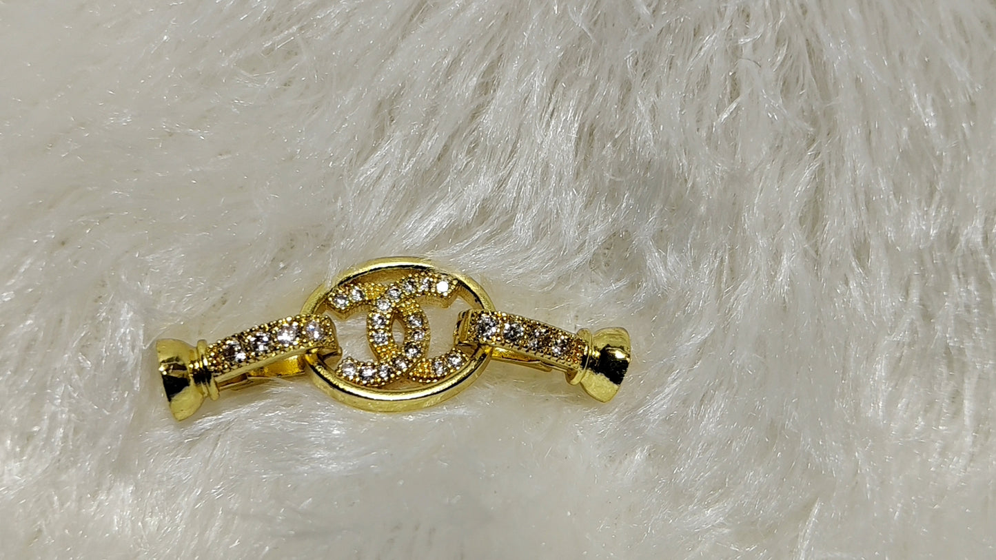 Anti-Tarnish Charm - Gold Tone & Sparkle