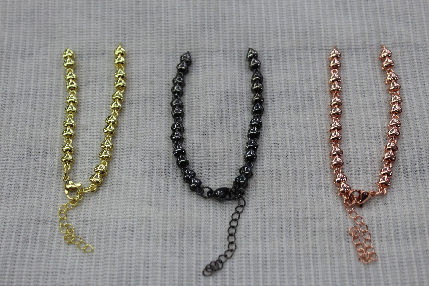 bracelate Anti tarnish Heart Shape with Adjustable