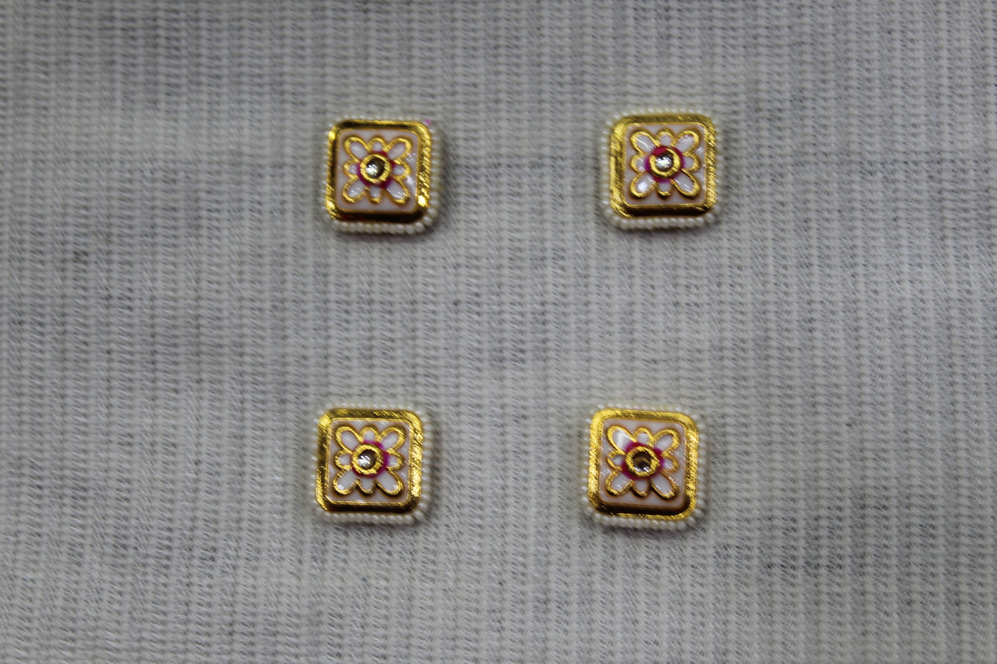 Meenakari Raw Material Loose Beads Spacers, Connectors, Components for Jewellery Making |Size : 16.6