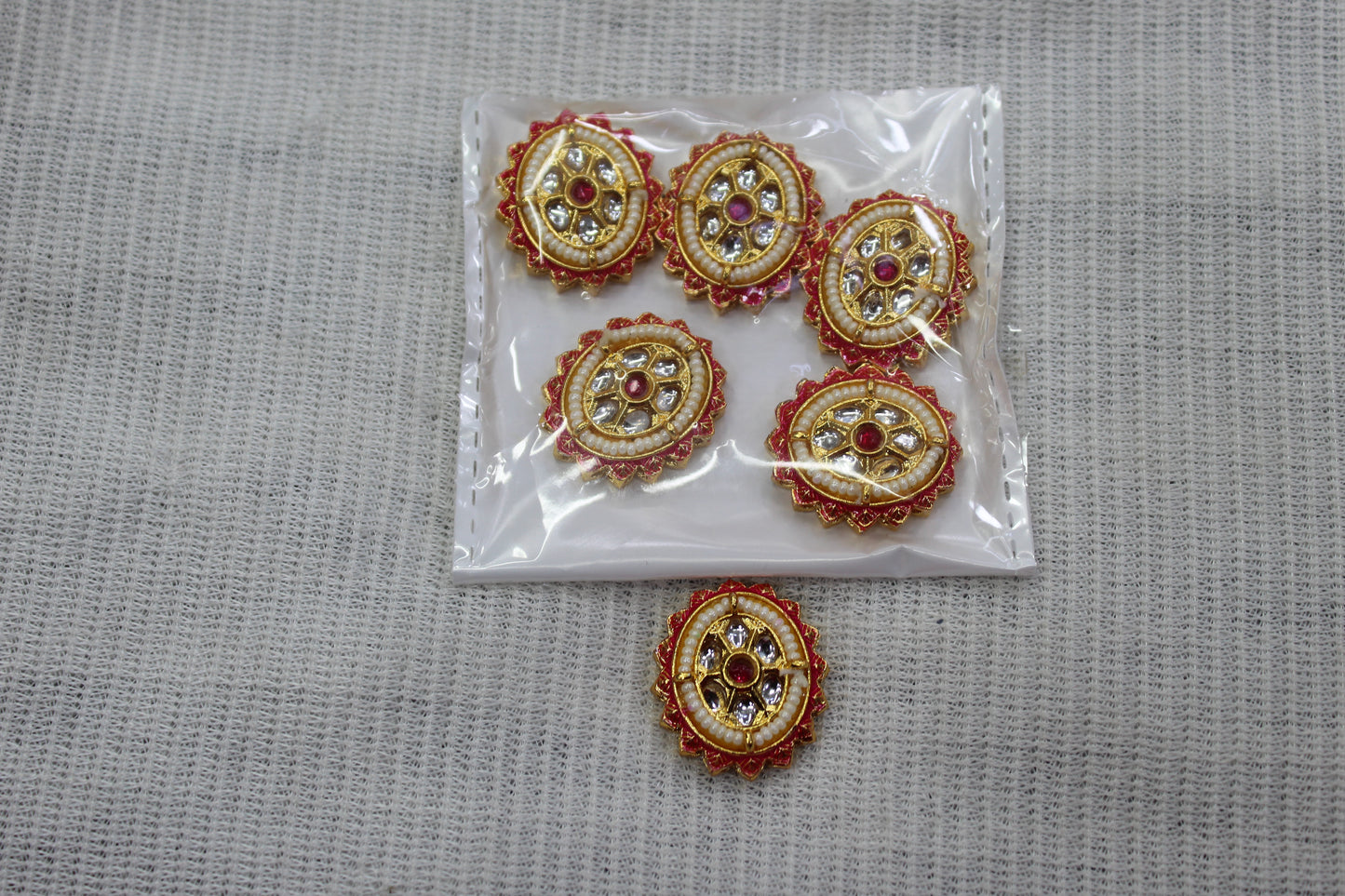 Meenakari Raw Material Loose Beads Spacers, Connectors, Components for Jewellery Making |Size