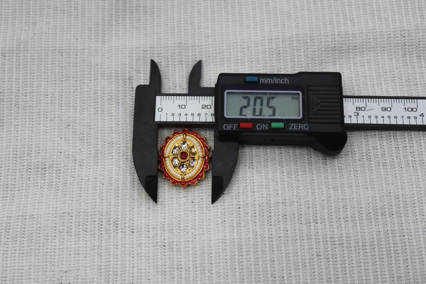 Meenakari Raw Material Loose Beads Spacers, Connectors, Components for Jewellery Making |Size