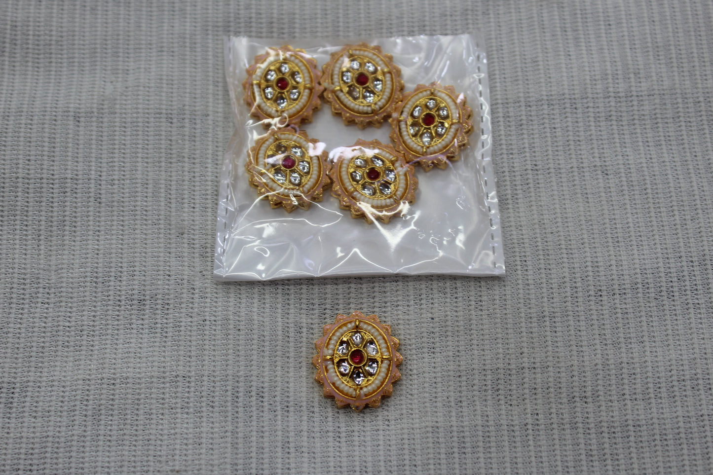 Meenakari Raw Material Loose Beads Spacers, Connectors, Components for Jewellery Making |Size