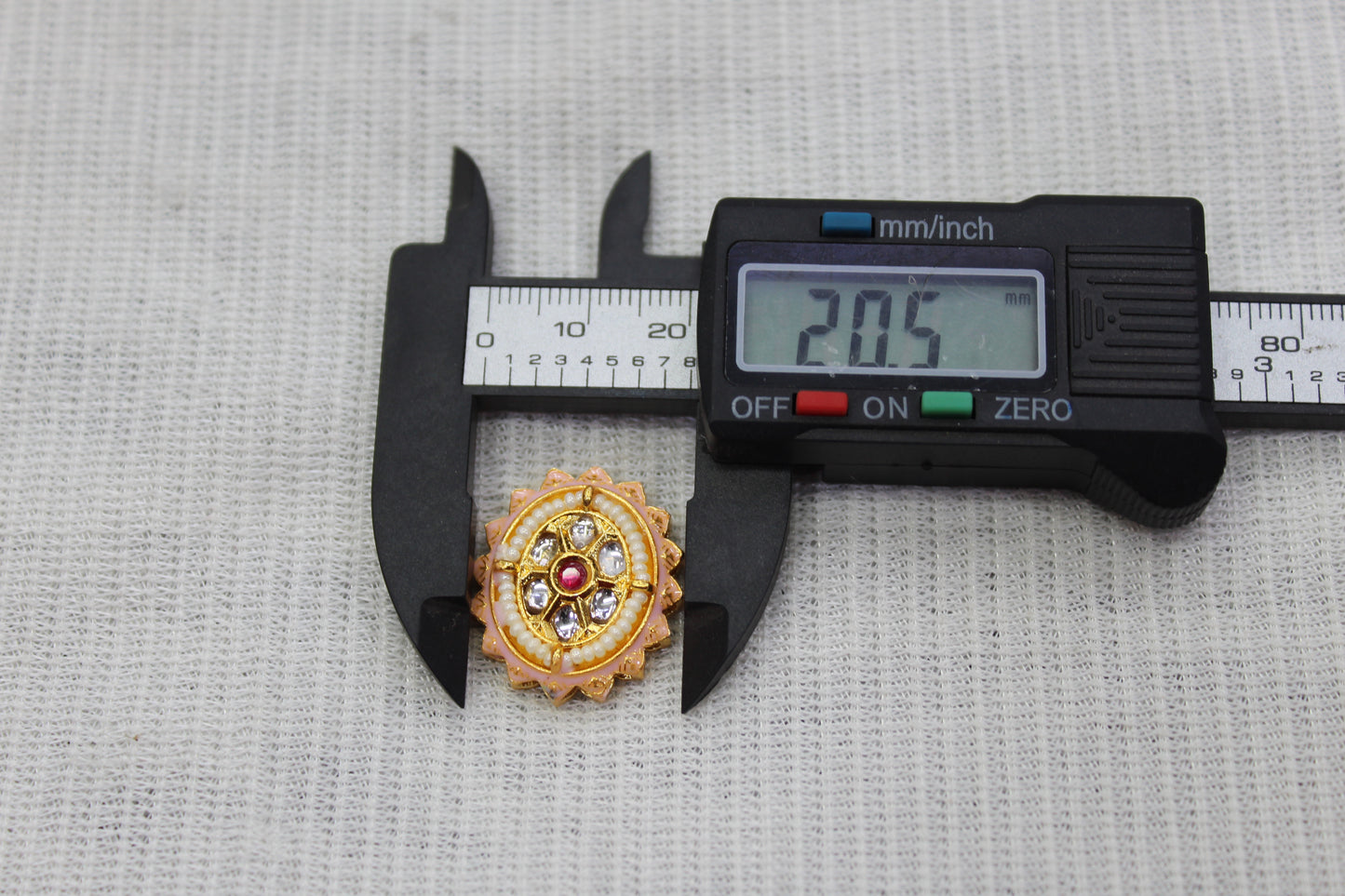 Meenakari Raw Material Loose Beads Spacers, Connectors, Components for Jewellery Making |Size