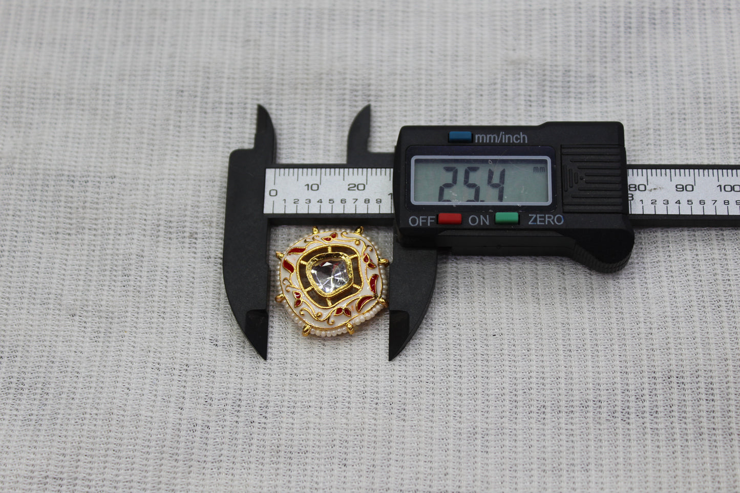 Meenakari Raw Material Loose Beads Spacers, Connectors, Components for Jewellery Making |Size