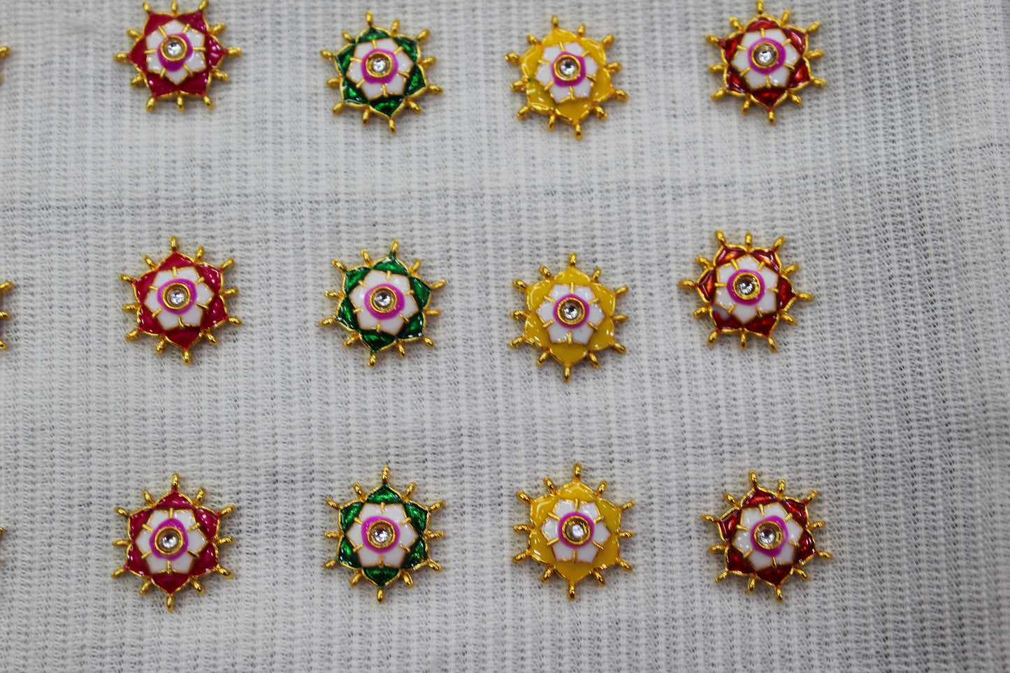 Meenakari Raw Material Loose Beads Spacers, Connectors, Components for Jewellery Making |Size :
