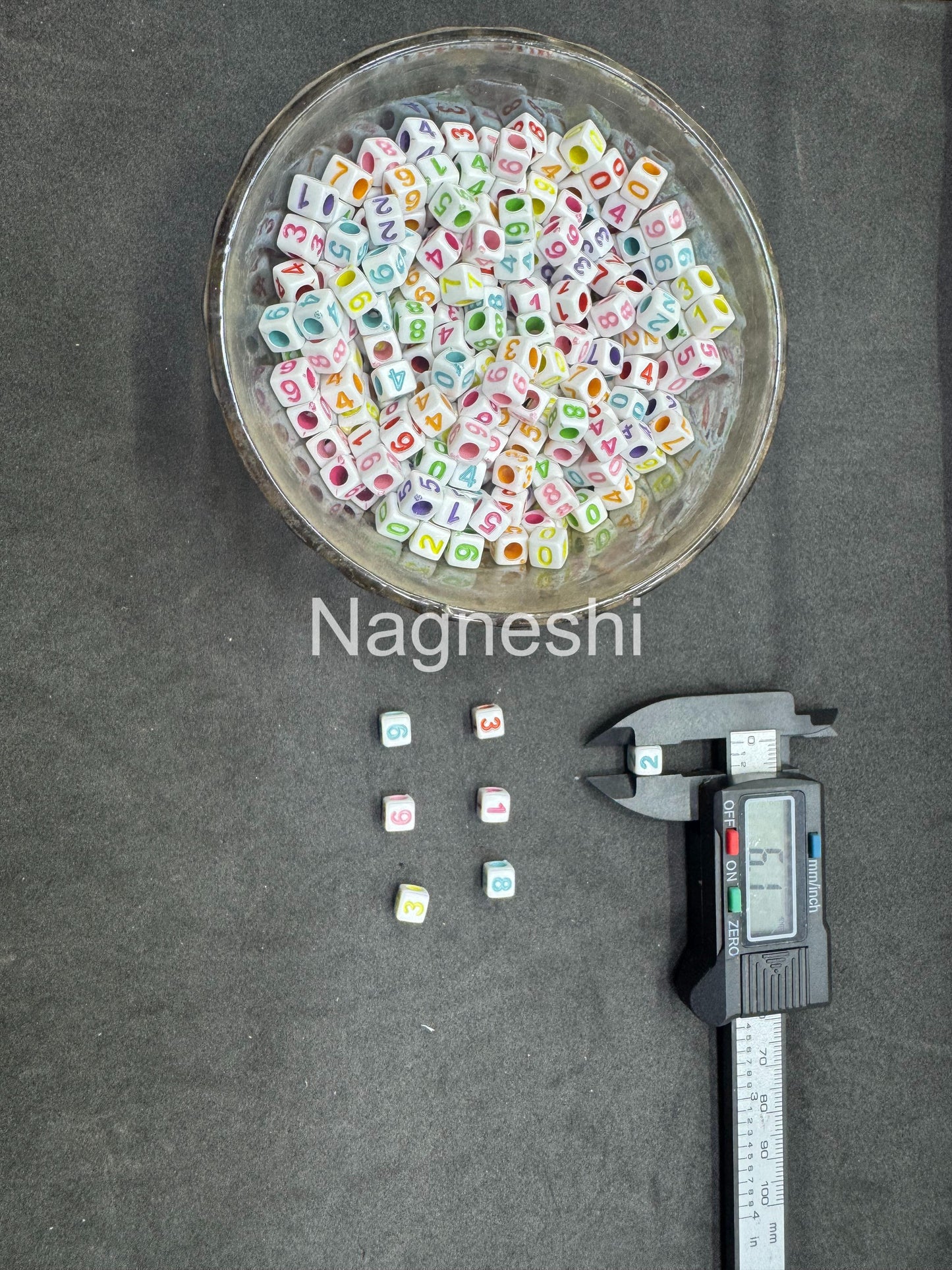 Plastic Alfabeads Multi