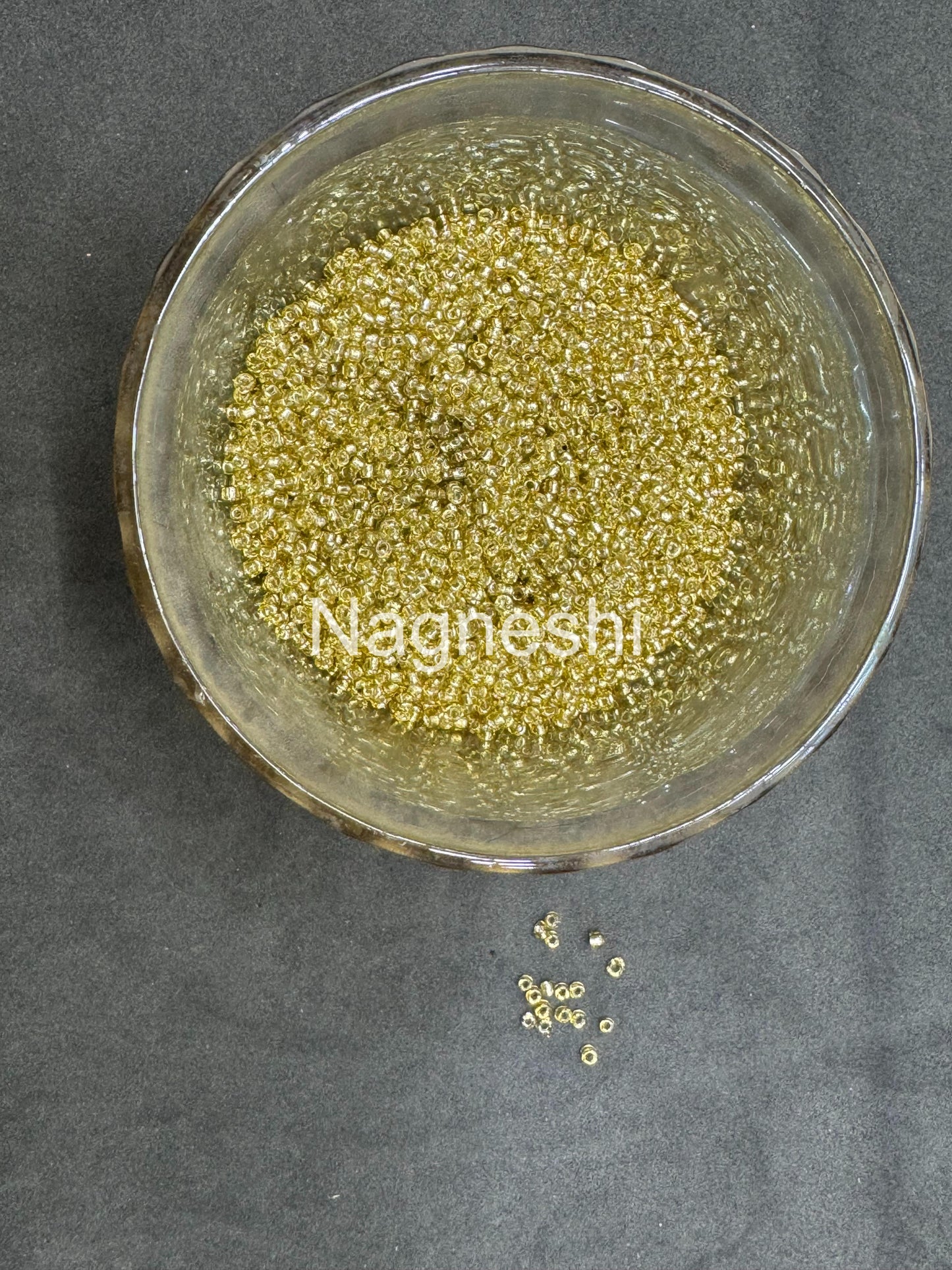 Glass Seed Beads Gold