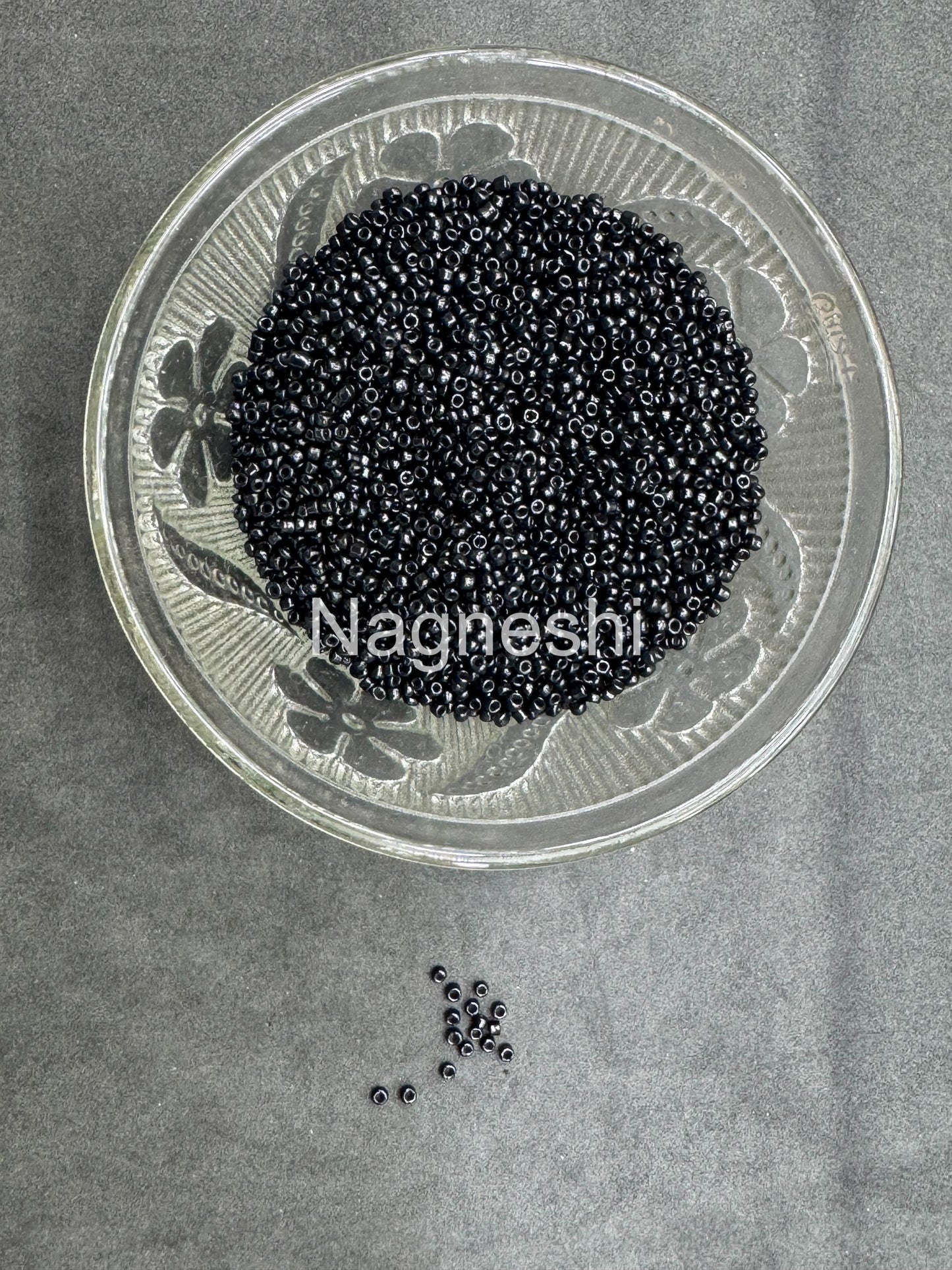 Glass Seed Beads Black 11/0 size