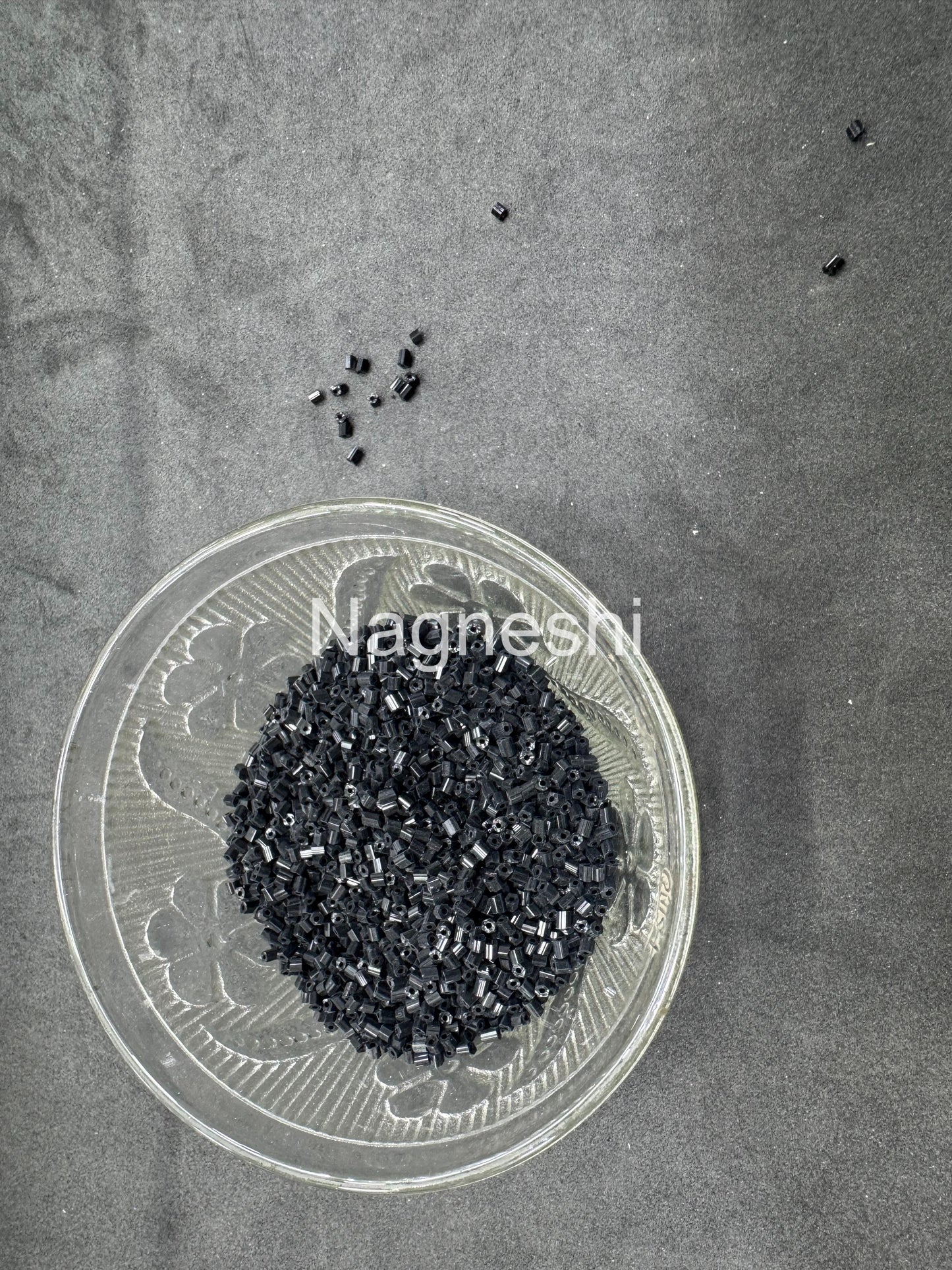 Glas Seed Beads Black
