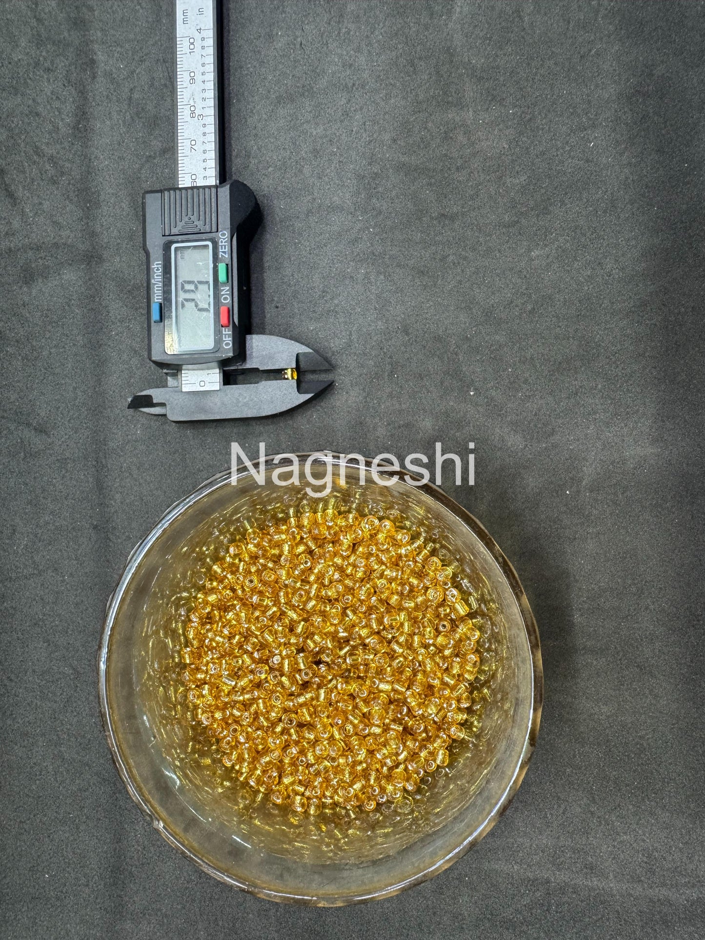 Glass Seed Beads Gold