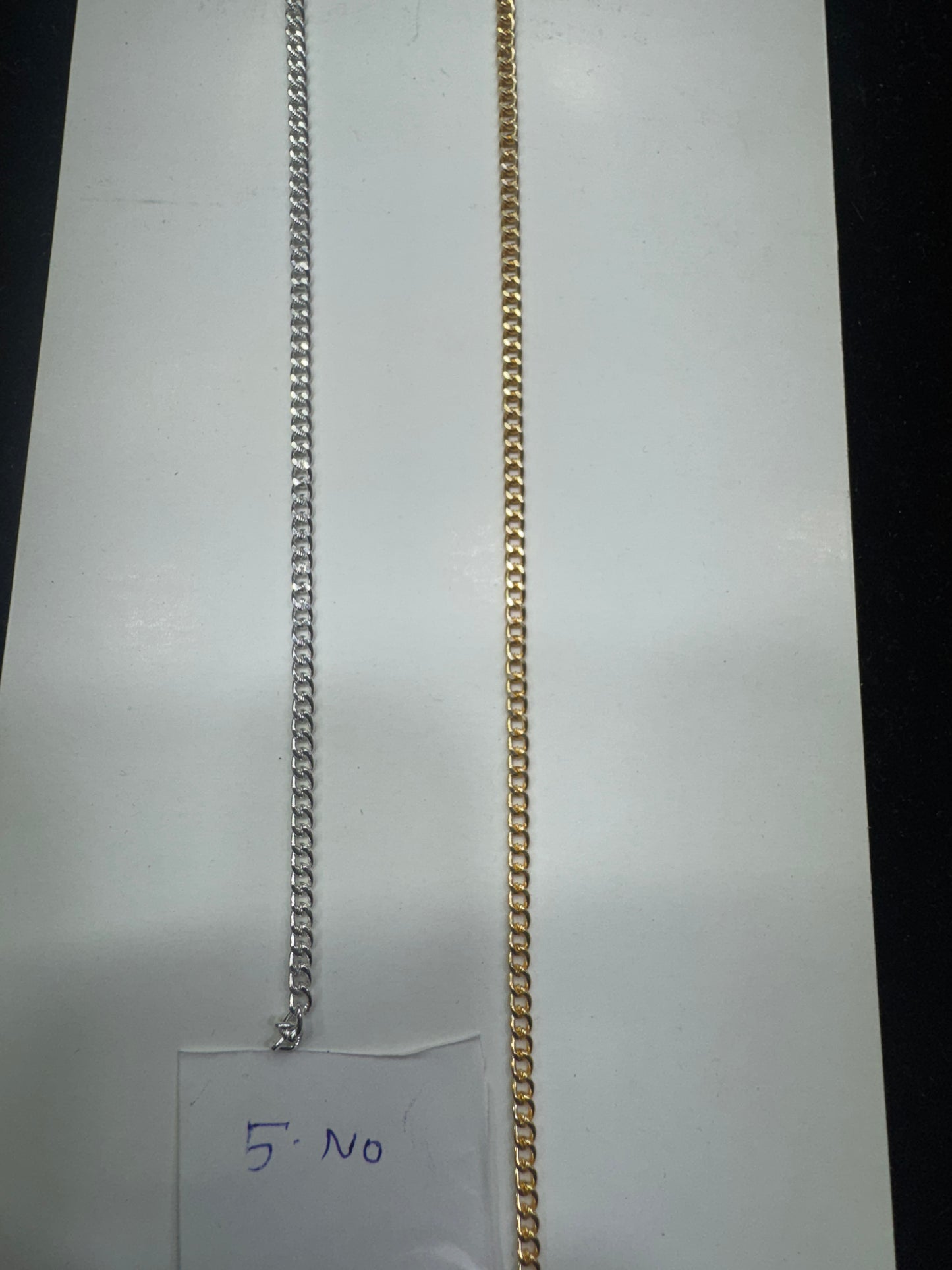 Metal Chain (Indian Plating) Good Quality 5 Number
