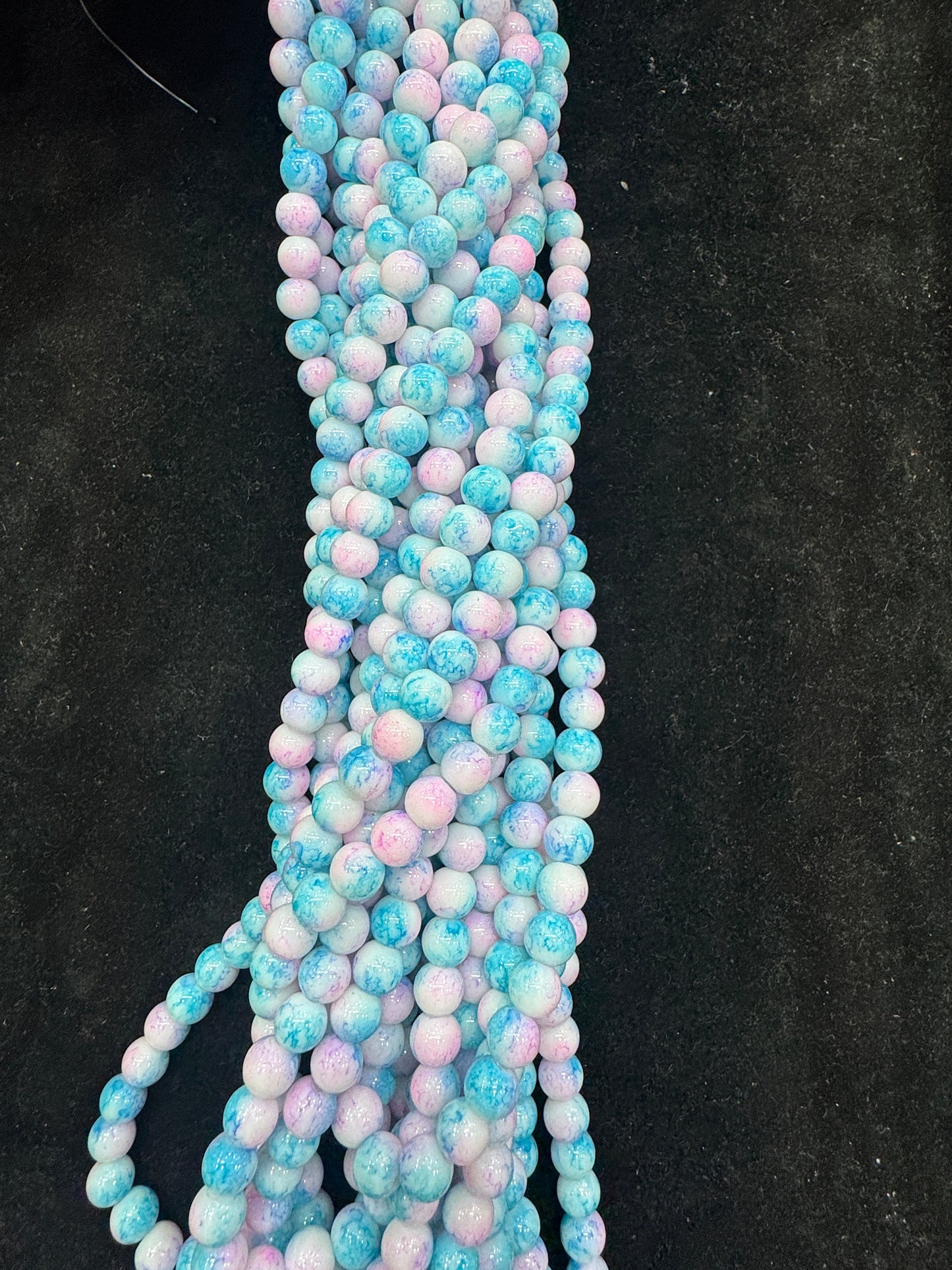 Glass Beads 8 mm Opeak