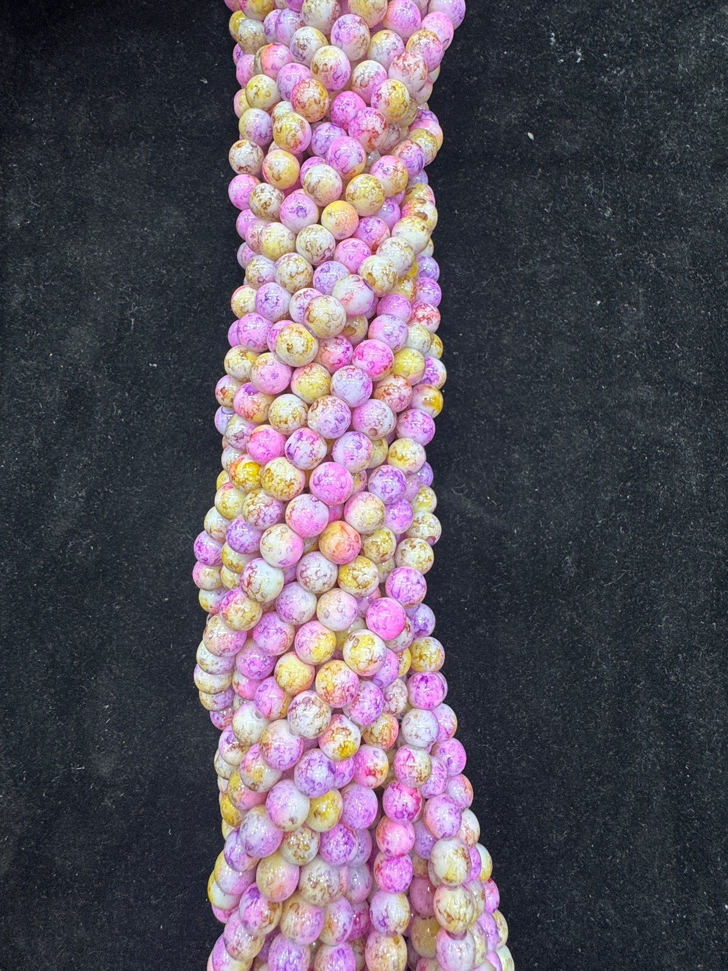 Glass Beads 8 mm Opeak