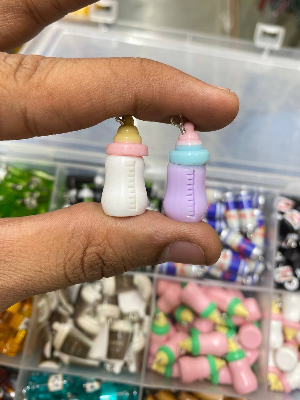 Baby Bottle Charms