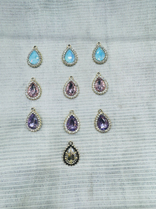 Anti Tarnish Drop Charms  20 Mm