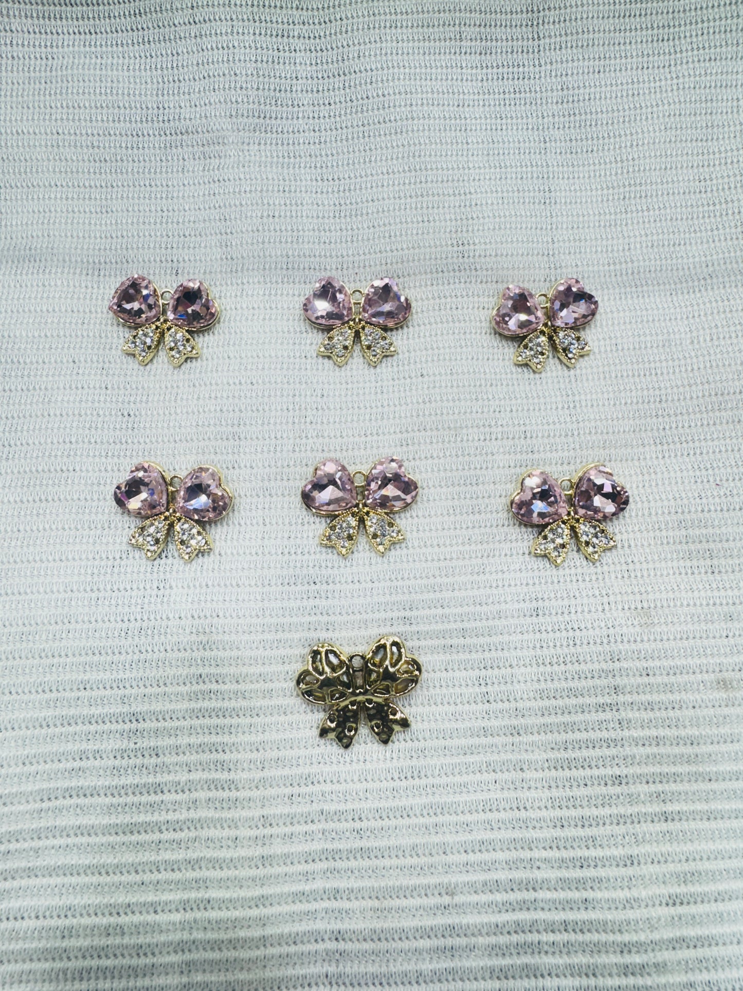Anti Tarnish Bow Pink