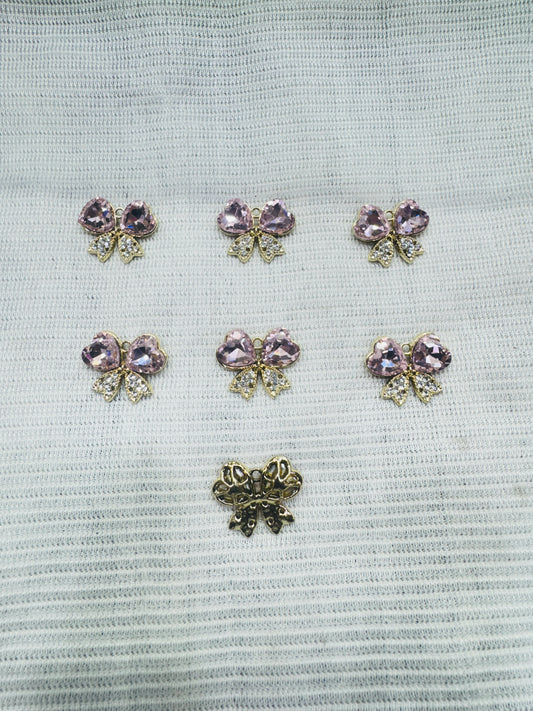 Anti Tarnish Bow Pink