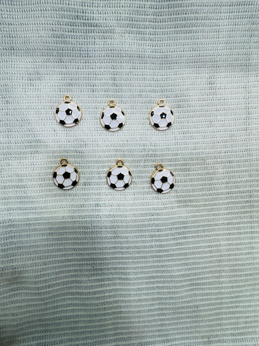 Enamel  Footboll Charms