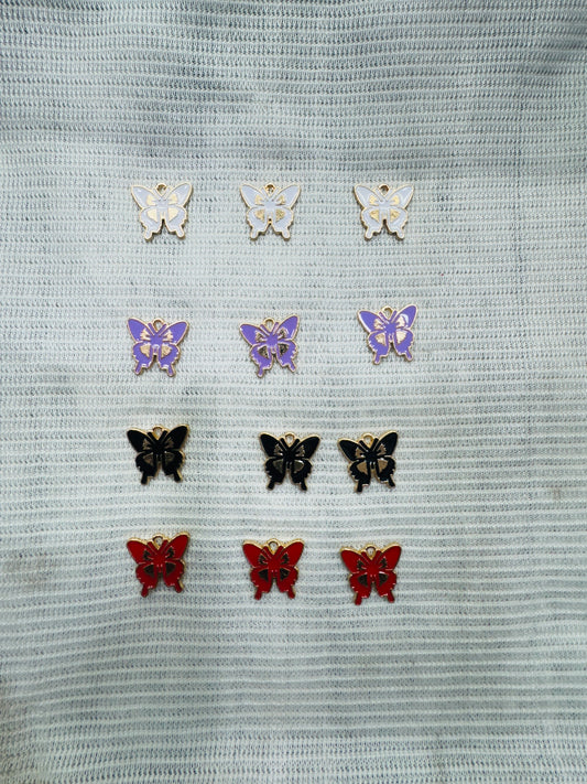 Enamel Butterfly Charms