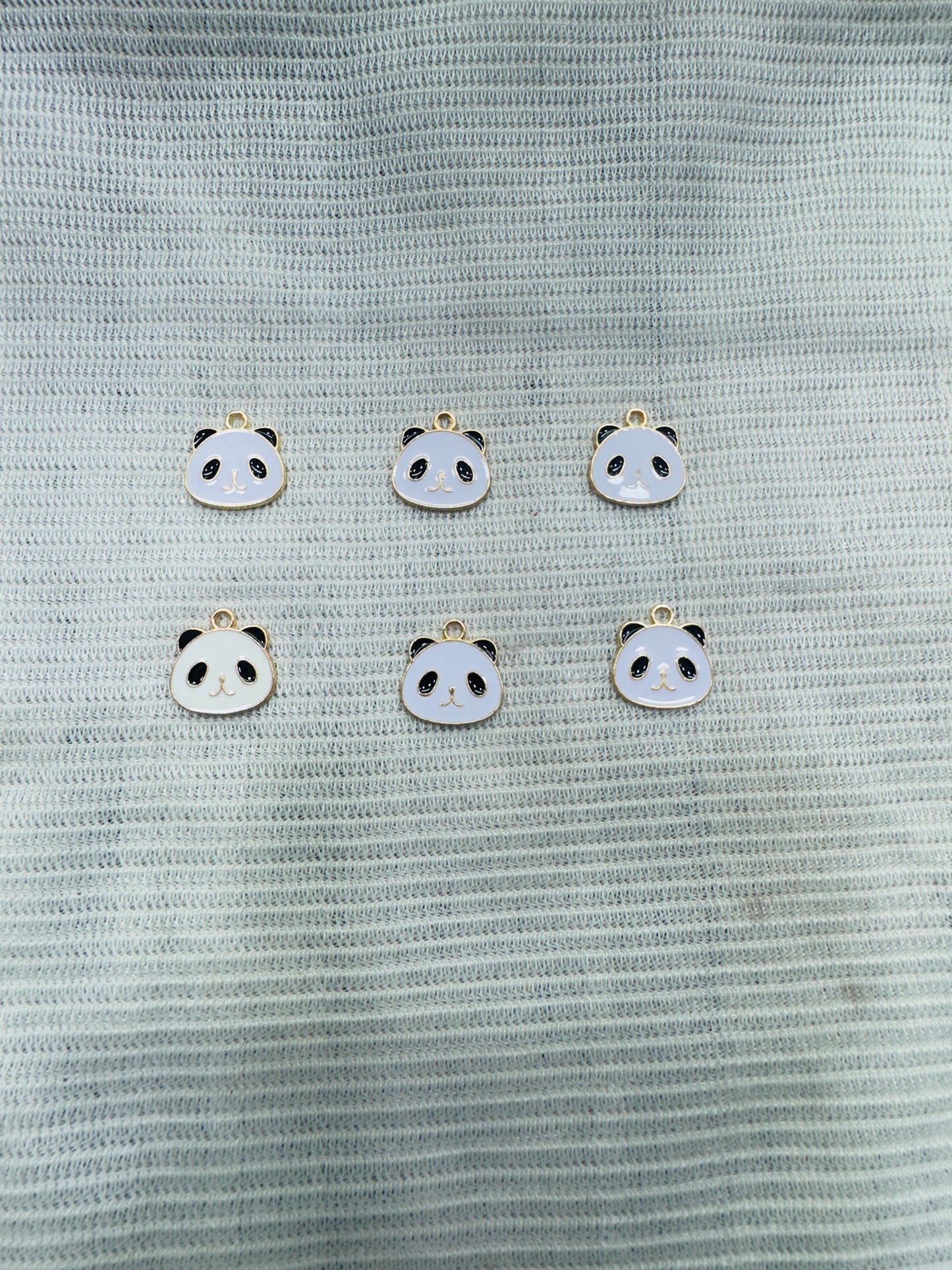 Enamel Panda Charms
