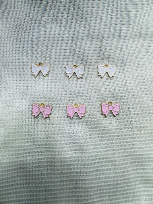 Enamel   Bow  Charms