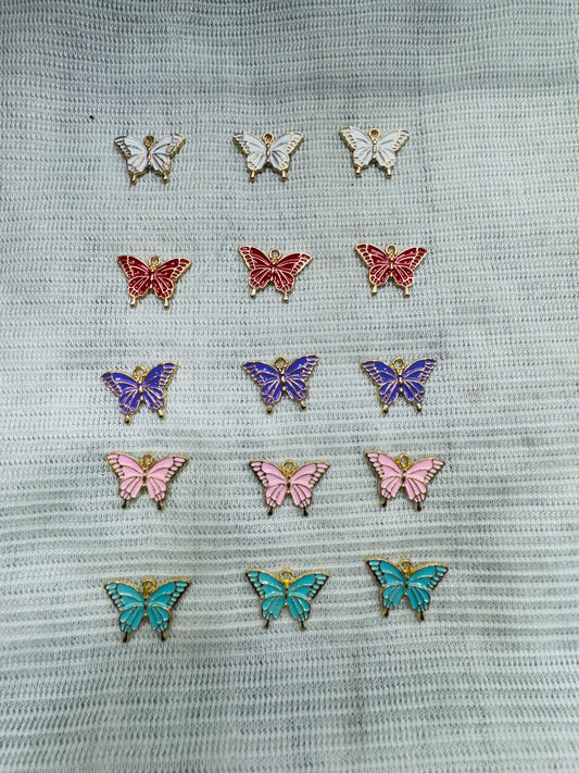 Enamel   Butterfly  Charms