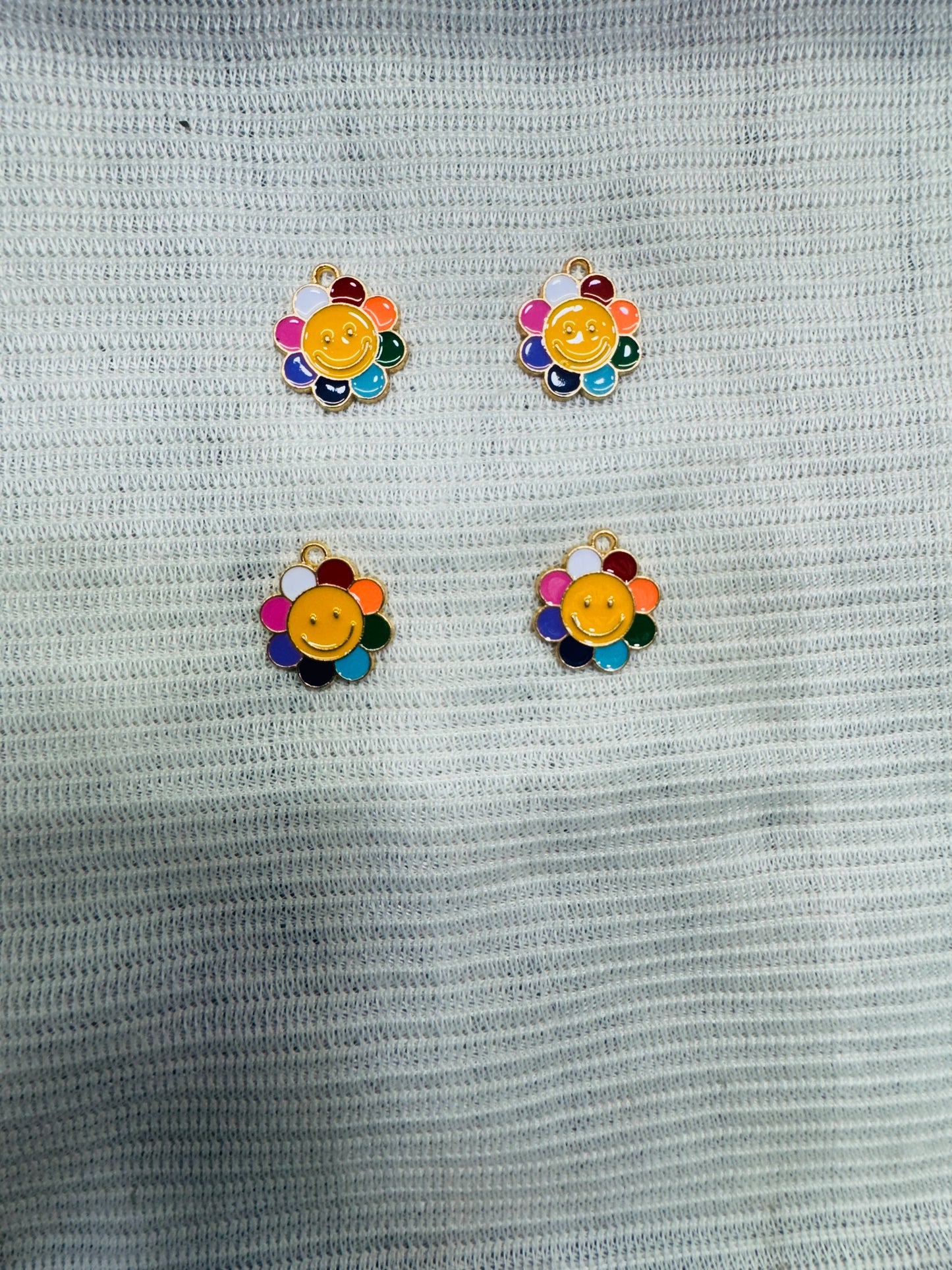 Enamel Sunflower Multi Charms