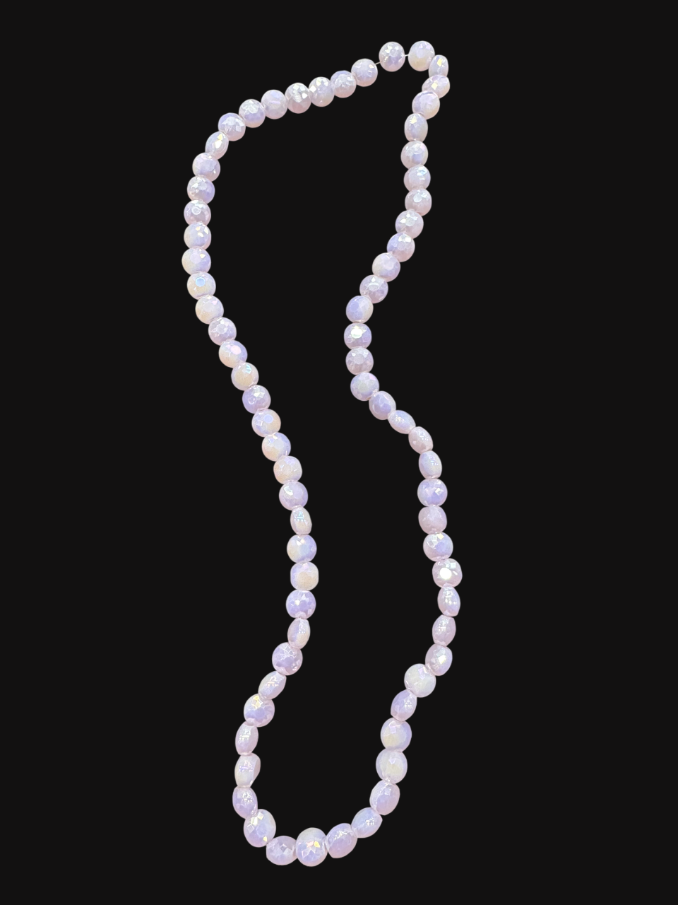 Elegant flat side cut Crsytal | Size : 8mm Crystal -70 Pcs