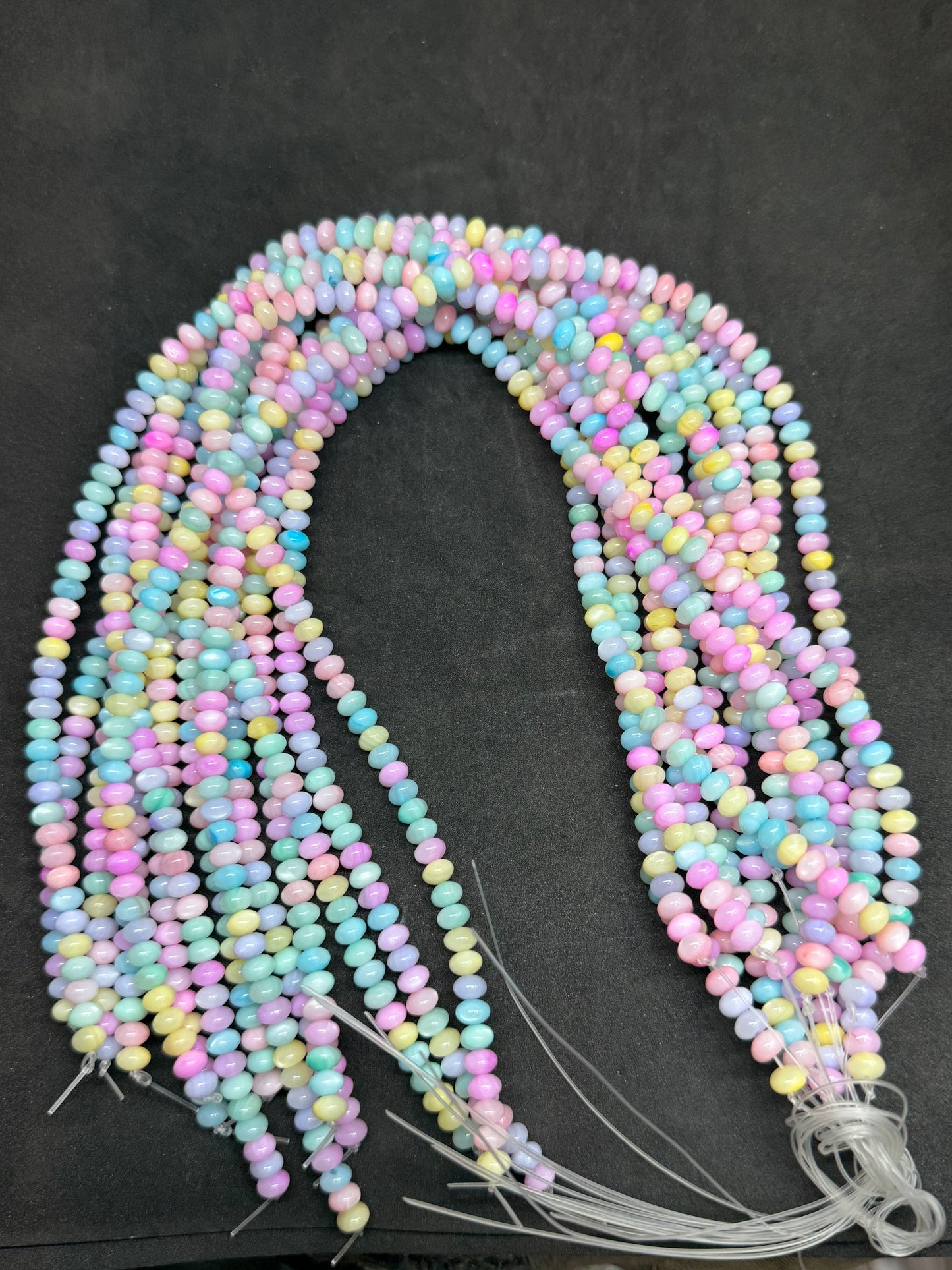 Mop shall tyre design multi colors 6 mm