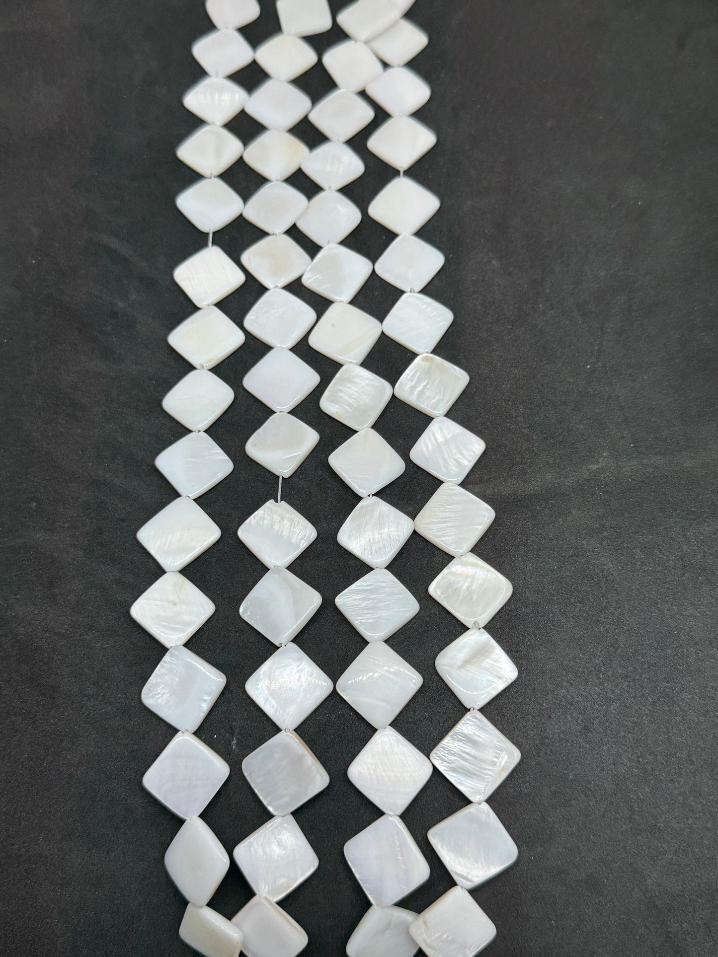 Mop shall square beads 20 mm