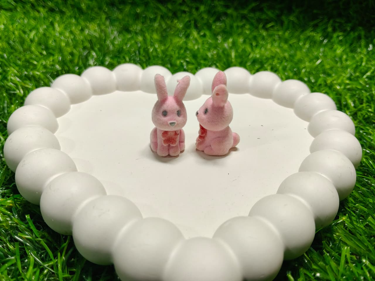 Velvet Pink Rabbit Key Chain & Pendant 1 pec