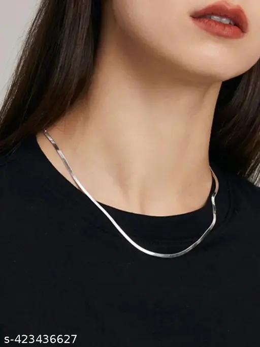 Stainless Steel Snack Unisex Chain 4 number