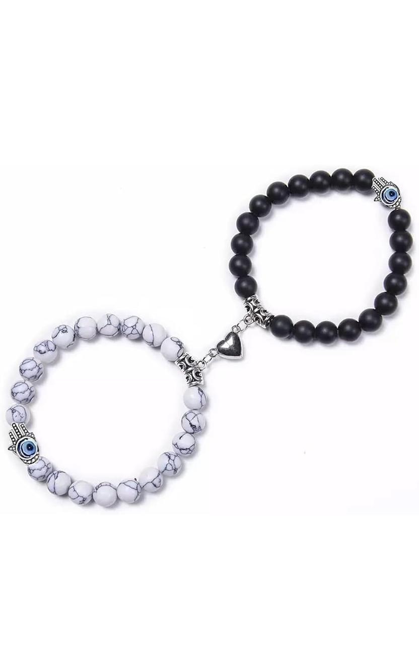 Premium Magnetic Heart Charm for bracelet, Size: Free,