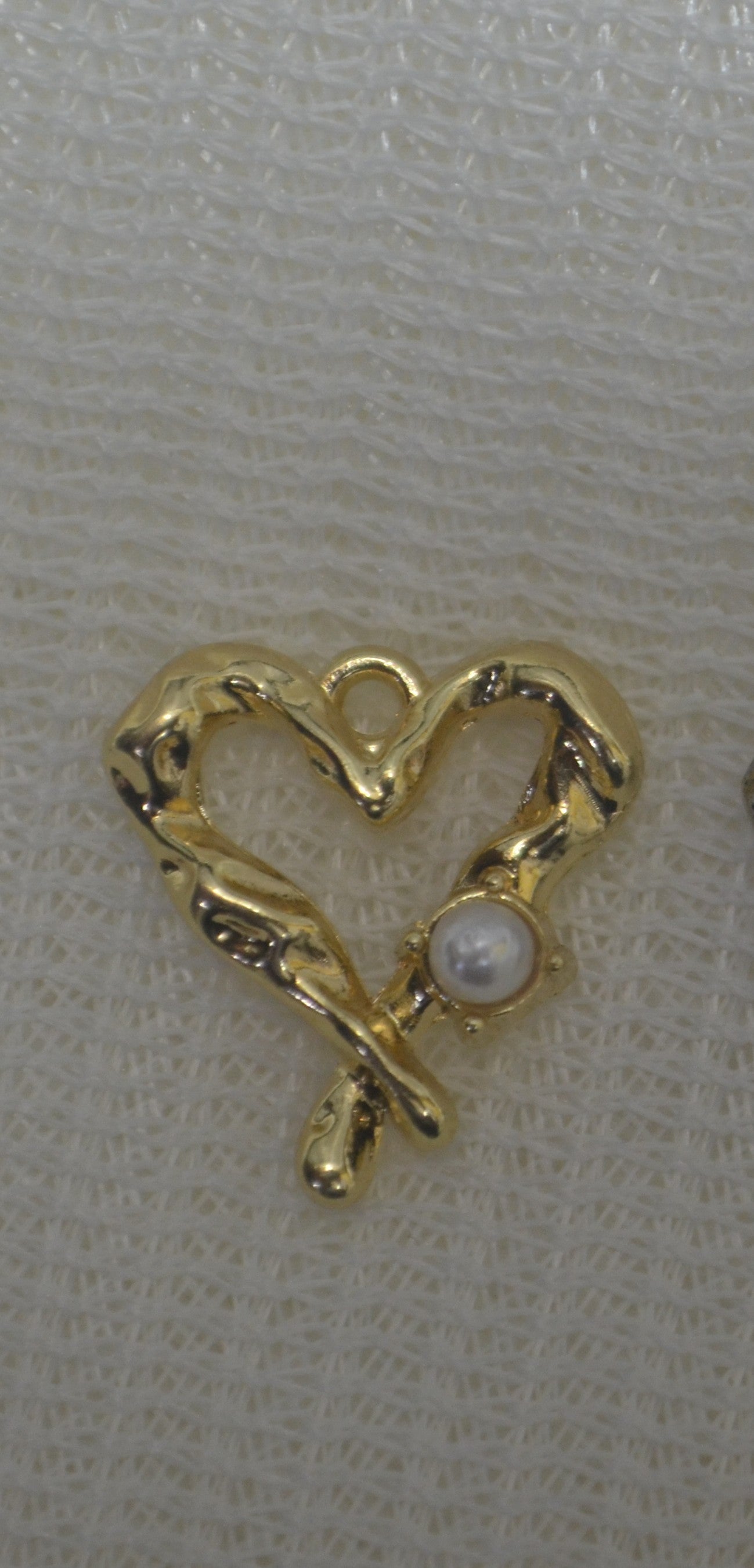 Anti-Tarnish heart charm - Available in Gold & Silver