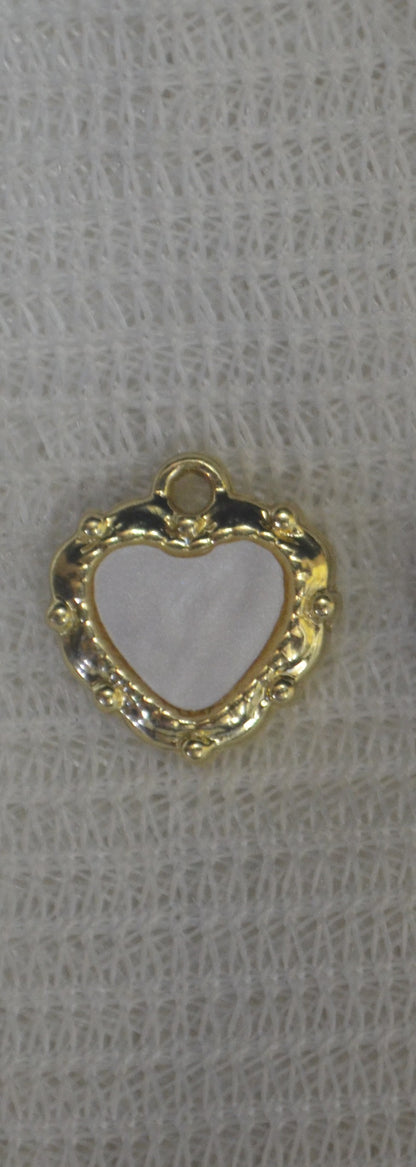 Anti-Tarnish lovable Heart charm - Available in Gold & Silver