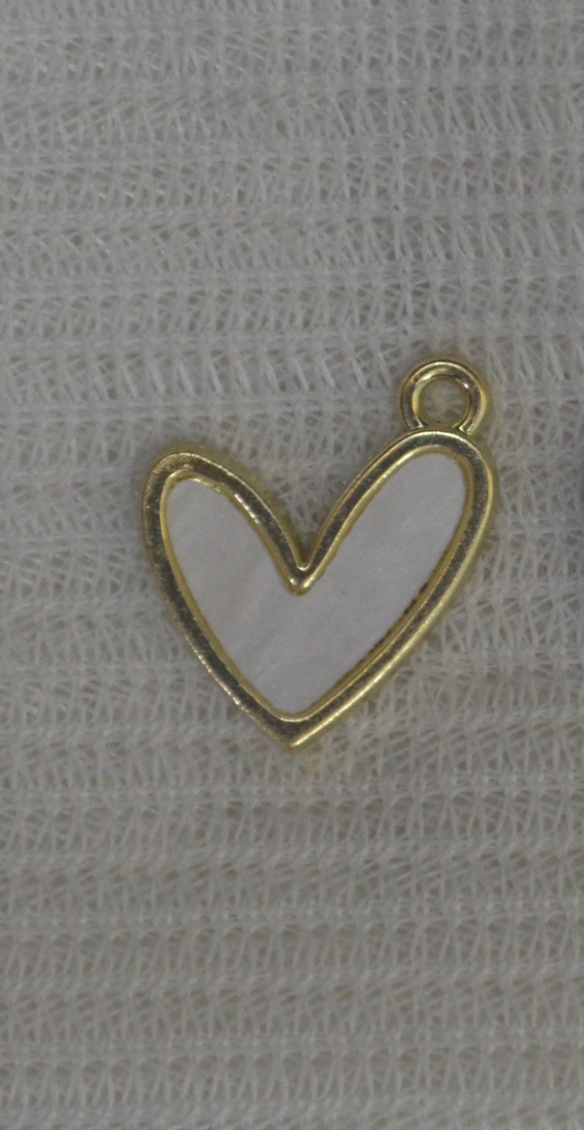 Anti-Tarnish lovely Heart charm - Available in Gold & Silver