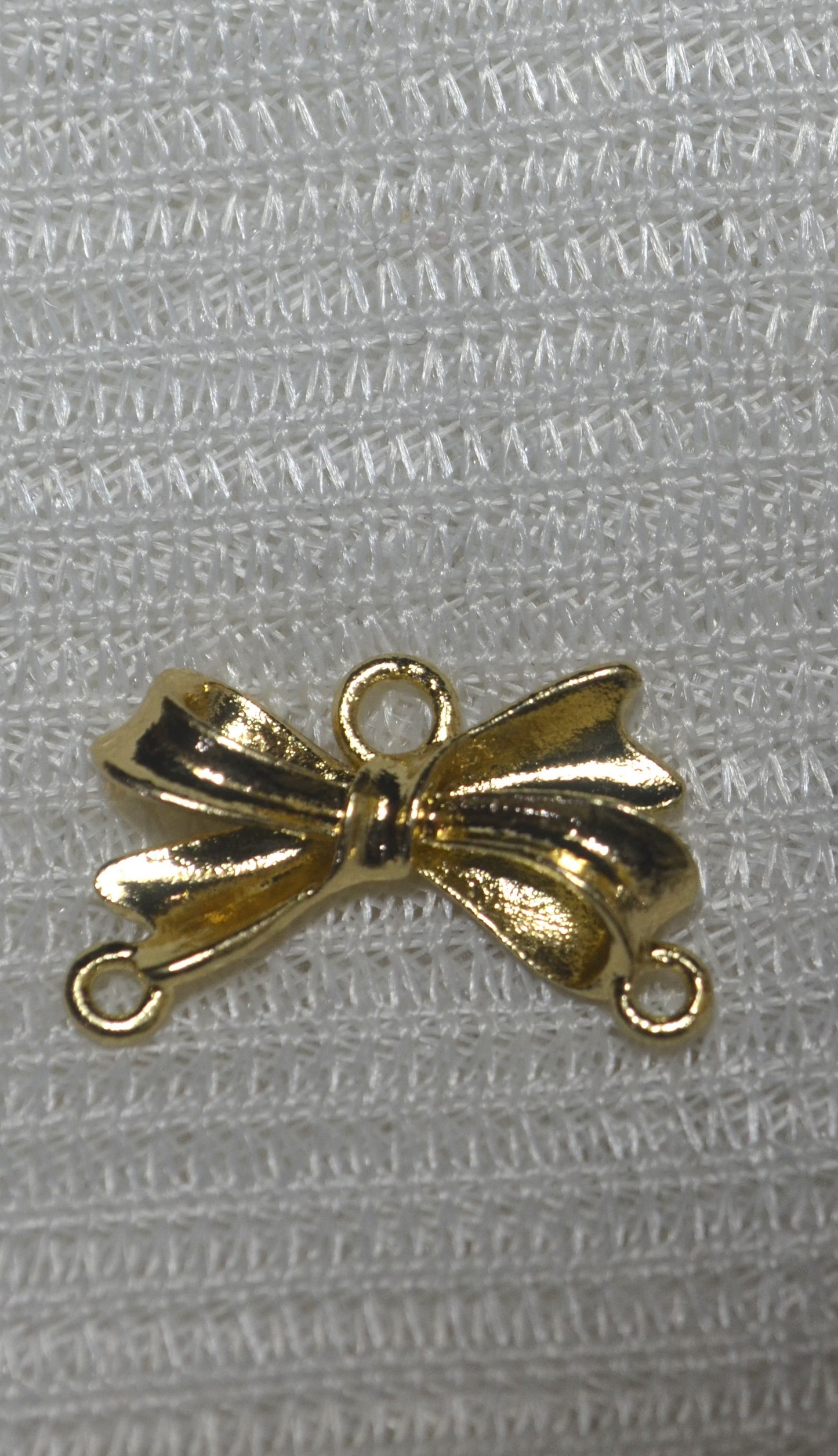 Anti-Tarnish Bow charm - Available in Gold & Silver