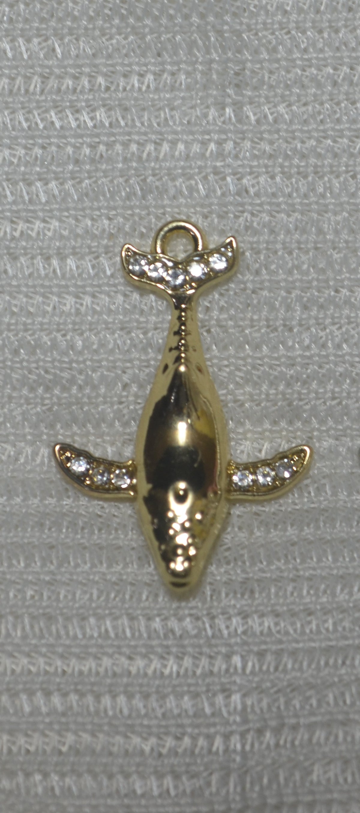 Anti-Tarnish baby whale Charm - Available in Gold & Silver