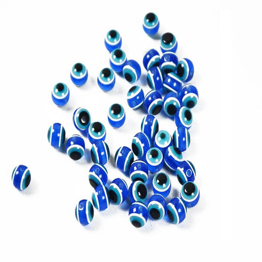 Evil Eye Beads Loose Space Beads for DIY Jewelry Making Bracelet Necklace Supplies